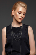 Намисто-сотуар з ниочками срібло